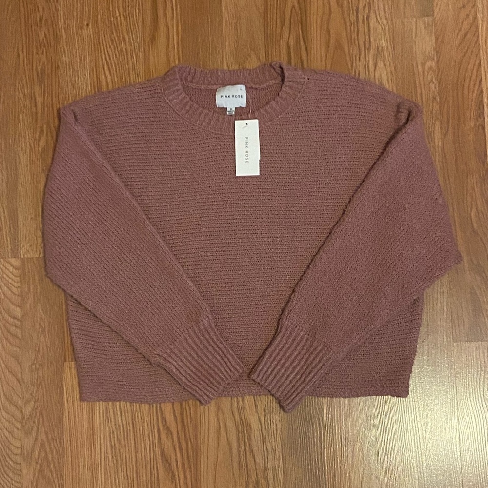 Pink Rose Sweater